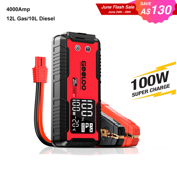 GOOLOO GT4000S Jump Starter 4000Amp 100W
