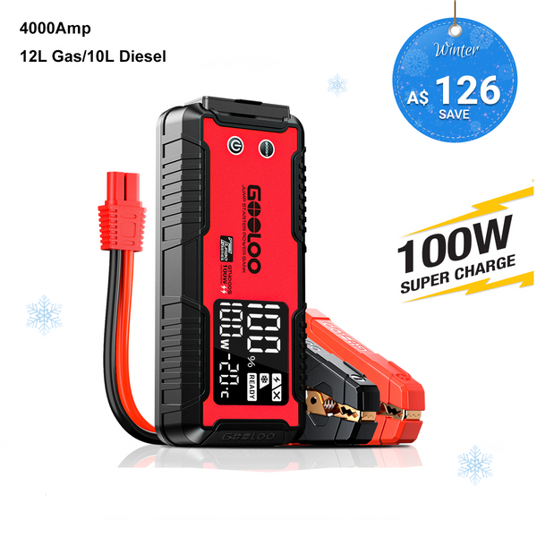 GOOLOO GT4000S Jump Starter 4000Amp 100W