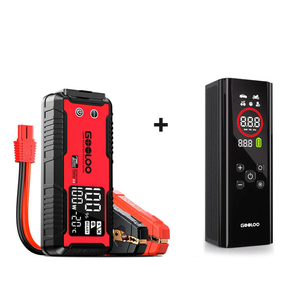GOOLOO GT4000S Jump Starter with AP150 PRO Tire Inflator