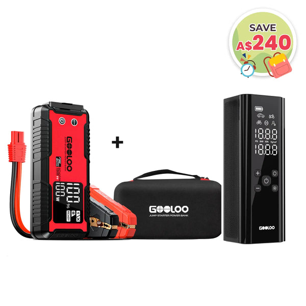 GOOLOO GT4000S+GT150 Tire Inflator+EVA Box