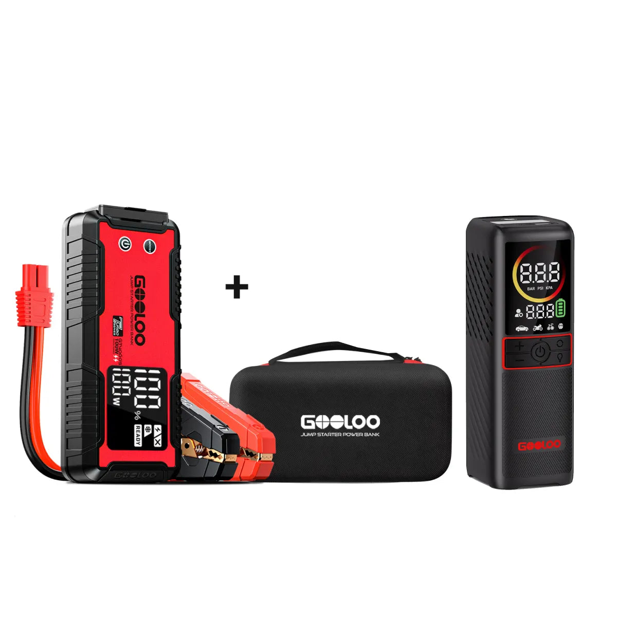 GOOLOO GT4000S+GT160 Tire Inflator+EVA Box