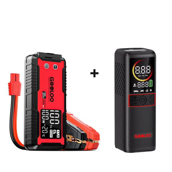 GOOLOO GT4000S Jump Starter with GT160 Tire Inflator
