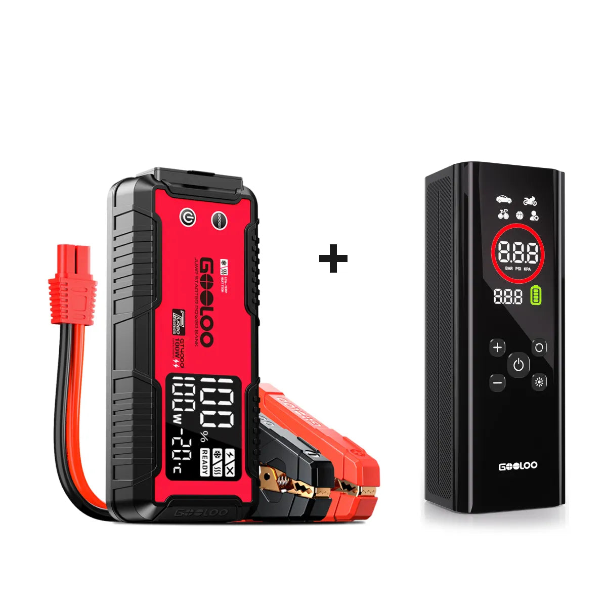GOOLOO GT4000 Jump Starter 4000Amp 100W Pre-heating Tech