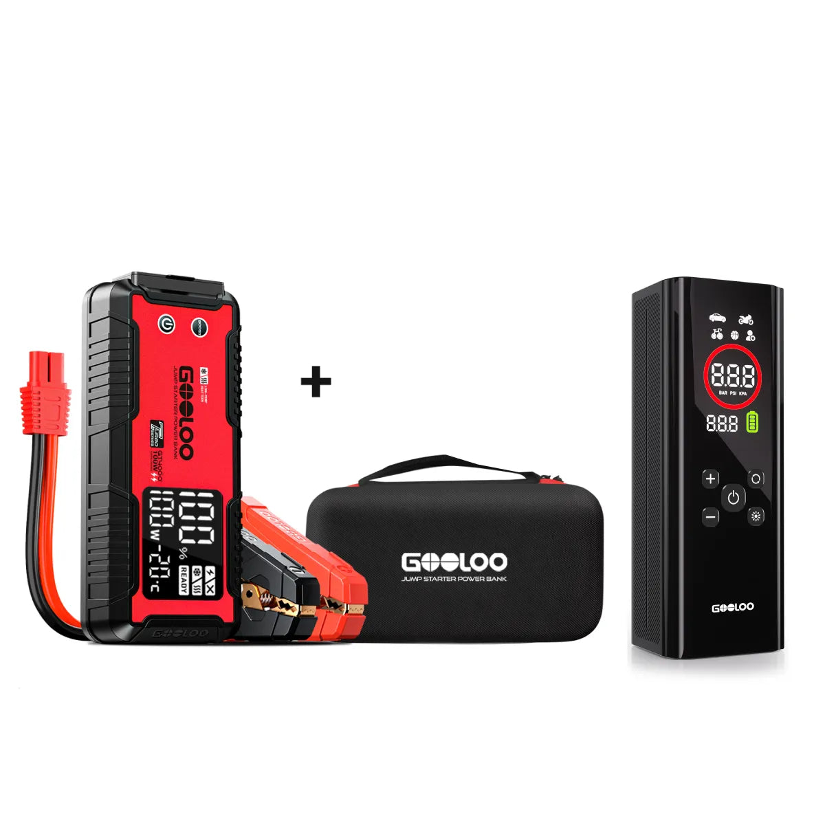 GOOLOO GT4000 Jump Starter 4000Amp 100W Pre-heating Tech
