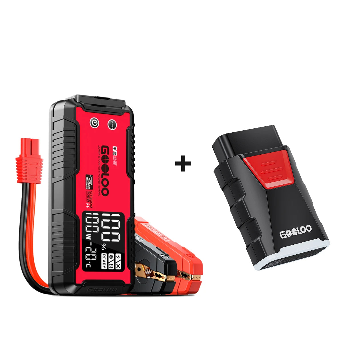 GOOLOO GT4000 Supersafe Jump Starter 4000Amp 100W Pre-heating Tech