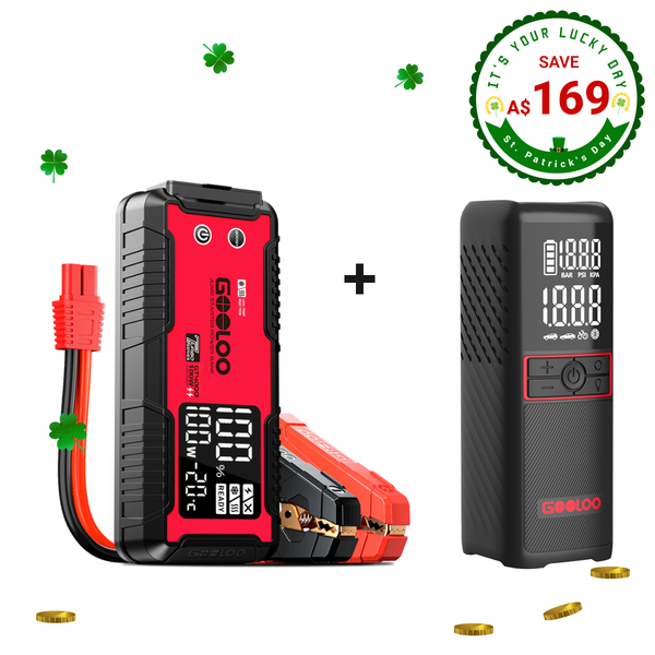 GOOLOO GT4000 Jump Starter with GT160 Tire Inflator