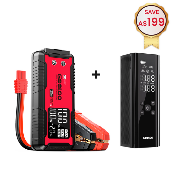 GOOLOO GT4000 Jump Starter with GT150 Tire Inflator