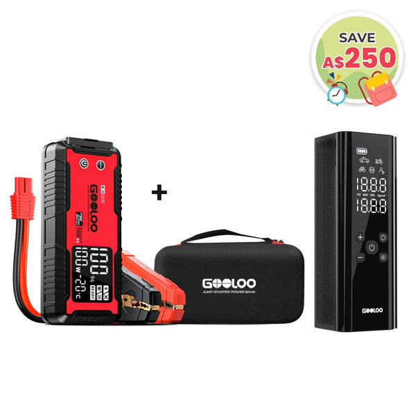 GOOLOO GT4000+GT150 Tire Inflator+EVA Box