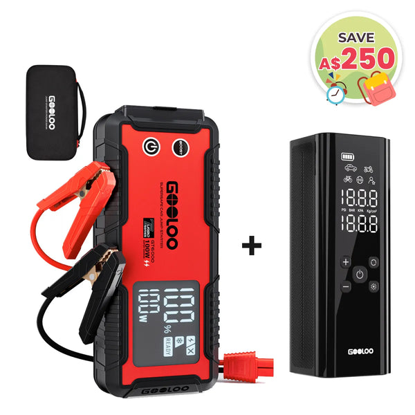 GOOLOO GT6000+GT150 Tire Inflator+EVA Box