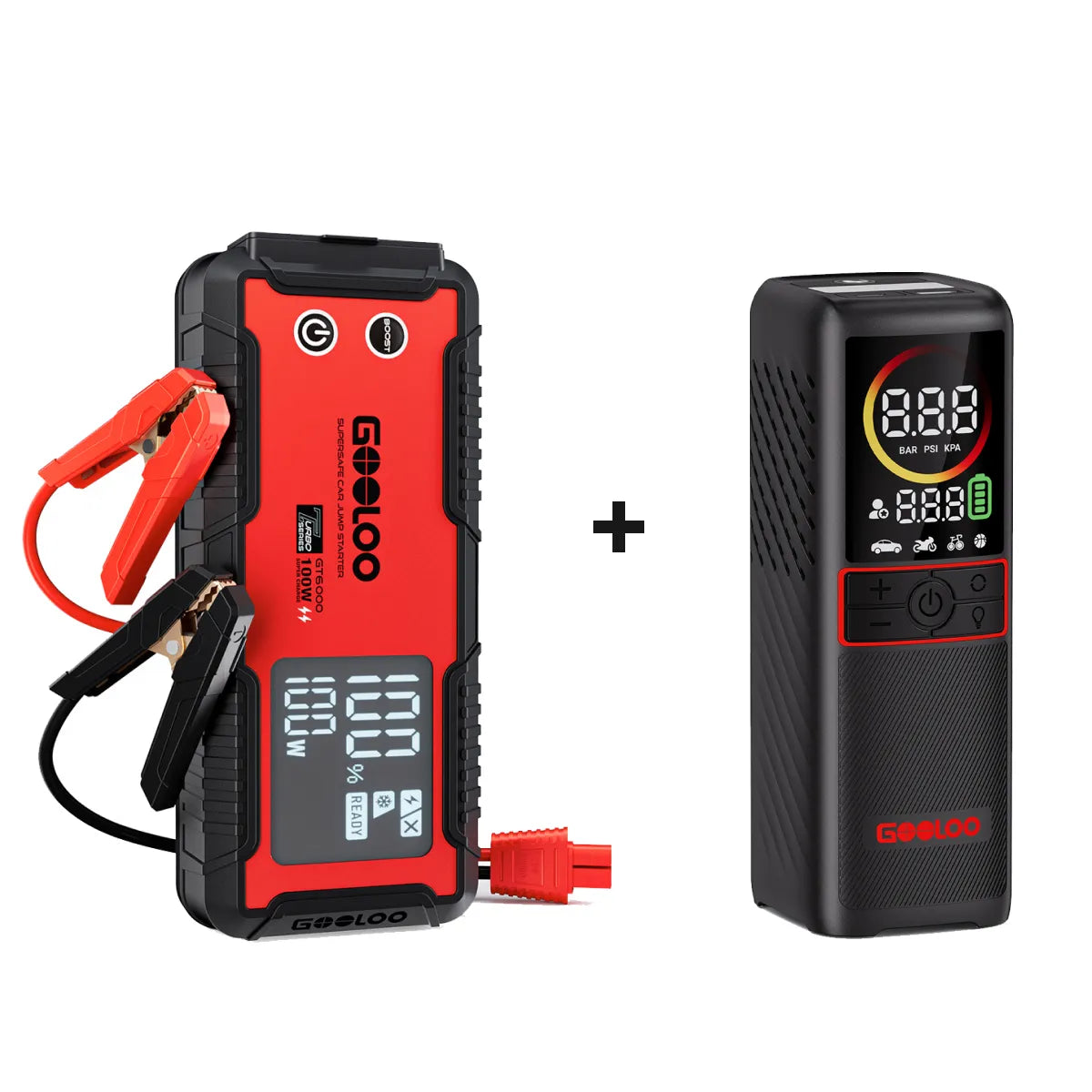 GOOLOO GT6000 4WD Battery Supersafe Jump Starter for Off-Road Reccovery & Camping 6000A