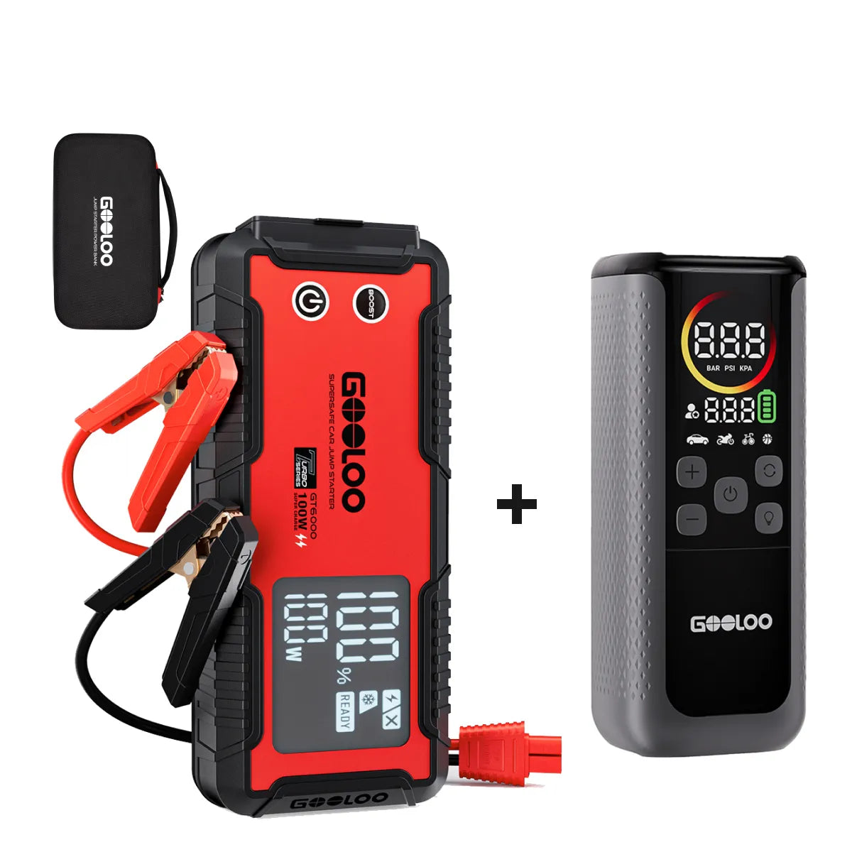 GOOLOO GT6000 4WD Battery Supersafe Jump Starter for Off-Road Reccovery & Camping 6000A